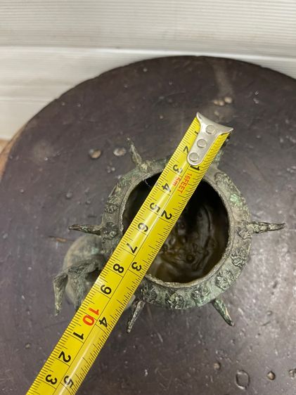 ขันน้ำมนต์ ทองเหลือง ใบเล็ก สะสมA12 รูปที่ 8