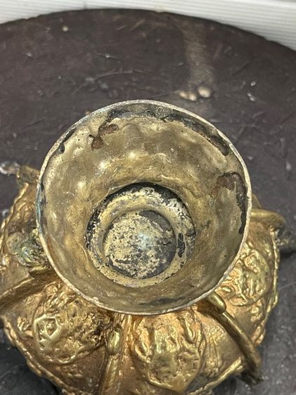 ขันน้ำมนต์ ทองเหลือง ใบเล็ก สะสมA10 รูปที่ 11