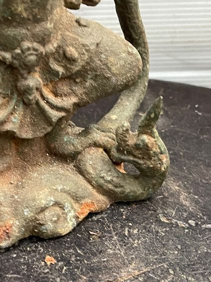 ครุฑ ยุดนาค ทองเหลืองสะสม รูปที่ 9