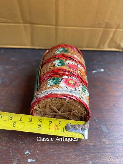 ตะกร้าจีนจิ๋ว สามชั้นโบราณA2 รูปที่ 8