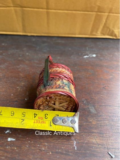 ตะกร้าจีนจิ๋ว สองชั้นโบราณA4 รูปที่ 7