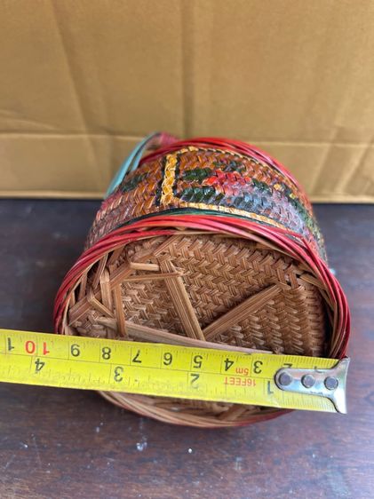 ตะกร้าจีนจิ๋ว โบราณเก่าสะสมA1 รูปที่ 9