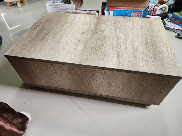 ตู้รองเท้า พร้อมโต๊ะกลางโทนลายไม้สไตล์มินิมอล รูปที่ 10