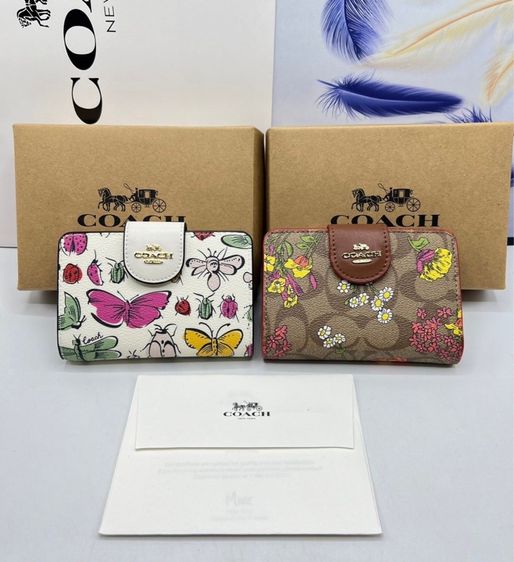 กระเป๋าสตางค์ Coach ใบสั้น  รูปที่ 10