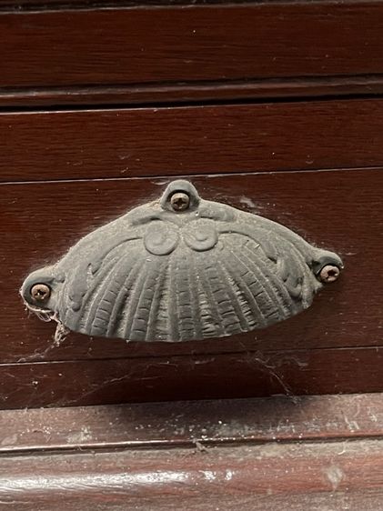 ตู้ ไทยหัวบัว เกลียวเชือกไม้สักโบราณ  รูปที่ 6