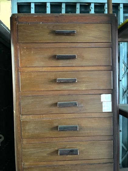 ตู้ลิ้นชัก ไม้สักโบราณเก่าสะสม A16 รูปที่ 4