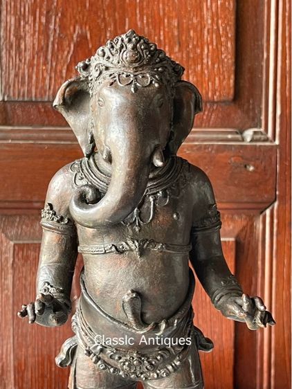 รูปปั้น พระพิฆเนศ ทองเหลืองสะสม รูปที่ 4