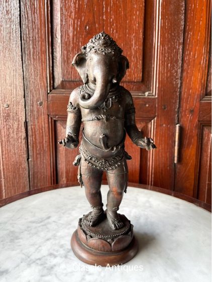 รูปปั้น พระพิฆเนศ ทองเหลืองสะสม