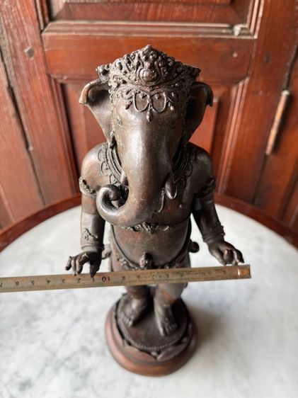 รูปปั้น พระพิฆเนศ ทองเหลืองสะสม รูปที่ 11