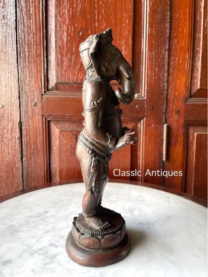 รูปปั้น พระพิฆเนศ ทองเหลืองสะสม รูปที่ 6