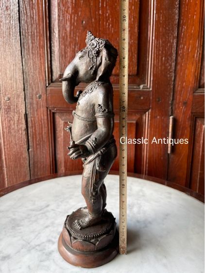 รูปปั้น พระพิฆเนศ ทองเหลืองสะสม รูปที่ 10