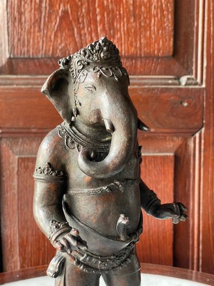 รูปปั้น พระพิฆเนศ ทองเหลืองสะสม รูปที่ 3