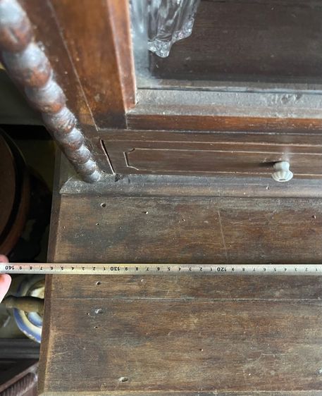 ตู้ไทย  หัวบัว ไข่ปลาไม้สักโบราณ รูปที่ 9