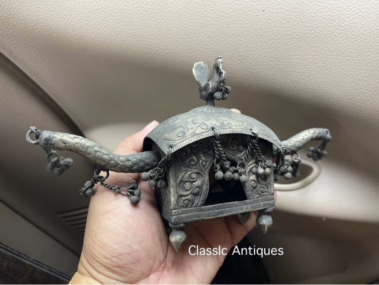 เกี้ยว กะไหล่เงินเก่าสะสม รูปที่ 13