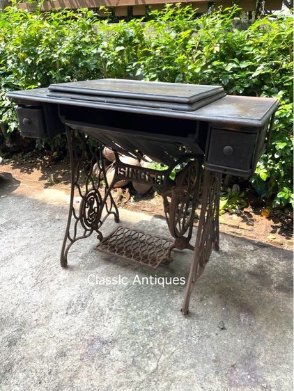 ขาจักร SINGER ใยแมงมุม เก่าโบราณสะสมA1