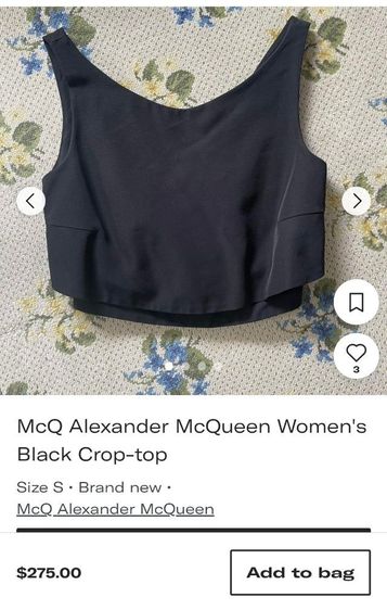 เสื้อครอป Alexander McQueen แท้สวย รูปที่ 14