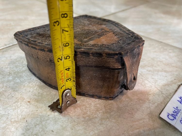 เข็มทิศ ทองเหลือง พร้อมซองหนังสะสม รูปที่ 13