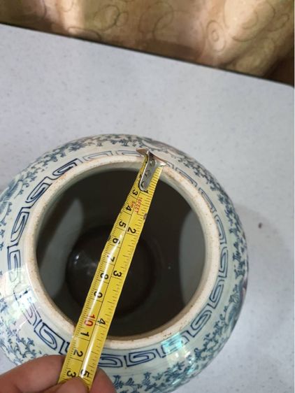 โถ น้ำเย็น ลายผักชี กังไสลายคราม รูปที่ 15