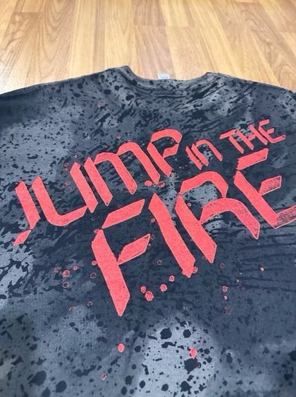 เสื้อวง Metallica OVP ลาย Jamp in The Fire มือสอง ลิขสิทธิ์แท้  รูปที่ 4