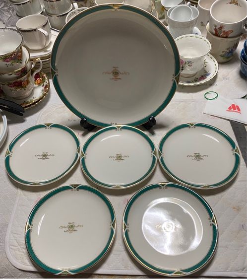 ชุดจาน 6ใบLancel Paris  รูปที่ 4