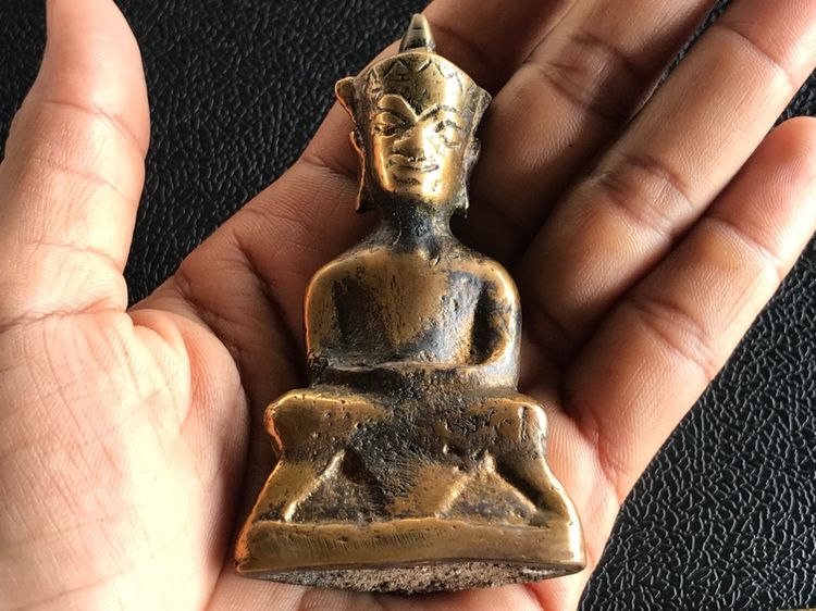 พระชัยเนื้อทองเหลืองผสมนาค รูปที่ 15