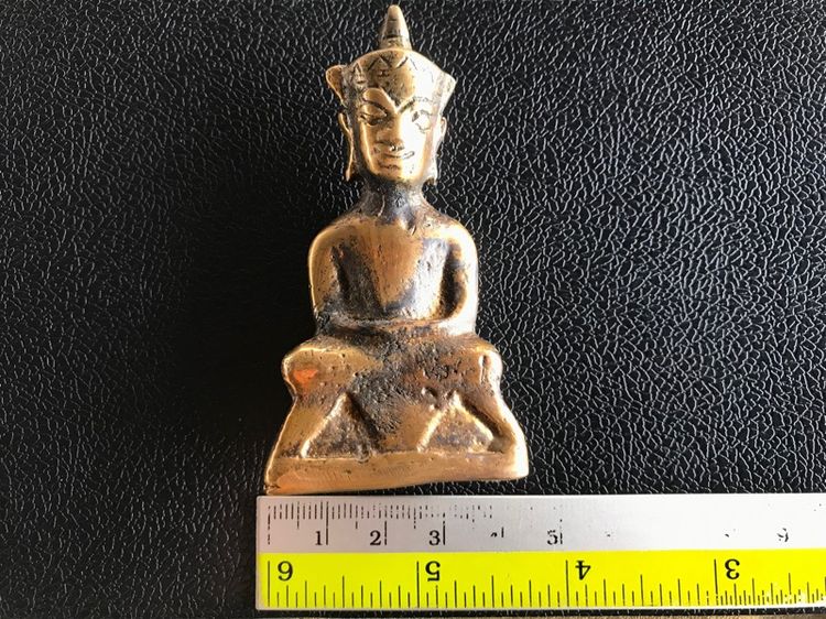 พระชัยเนื้อทองเหลืองผสมนาค รูปที่ 3