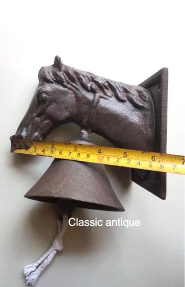 ระฆัง ม้า เหล็กหล่อสะสม รูปที่ 4