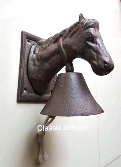 ระฆัง ม้า เหล็กหล่อสะสม รูปที่ 2