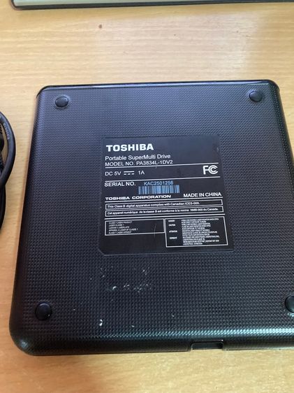 TOSHIBA Portable Slim DVD Writer ( PA3834L-1DV2 ) มีเก็บเงินปลายทาง  รูปที่ 2