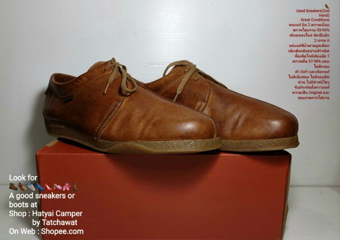 KicKers Sneakers 46EU(29.2cm) Original งาน Portugal ของแท้ มือ 2 สภาพเยี่ยม, รองเท้า KicKers หนังแท้ พื้นเต็มใกล้เคียงมือ 1 สวยมาก รูปที่ 3