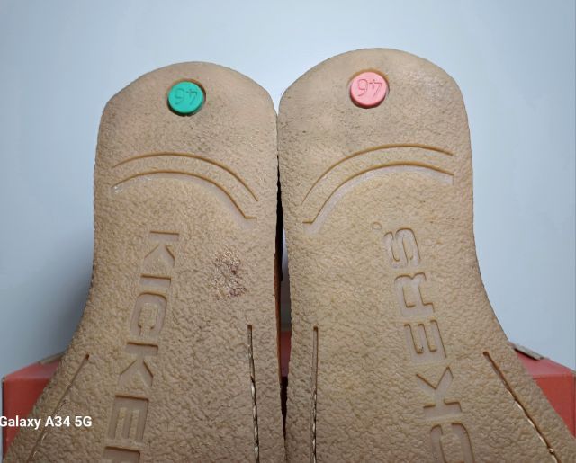 KicKers Sneakers 46EU(29.2cm) Original งาน Portugal ของแท้ มือ 2 สภาพเยี่ยม, รองเท้า KicKers หนังแท้ พื้นเต็มใกล้เคียงมือ 1 สวยมาก รูปที่ 11