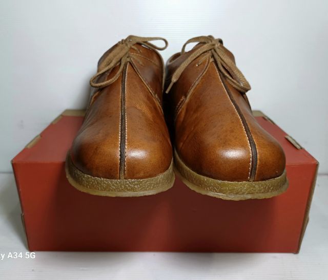 KicKers Sneakers 46EU(29.2cm) Original งาน Portugal ของแท้ มือ 2 สภาพเยี่ยม, รองเท้า KicKers หนังแท้ พื้นเต็มใกล้เคียงมือ 1 สวยมาก รูปที่ 18