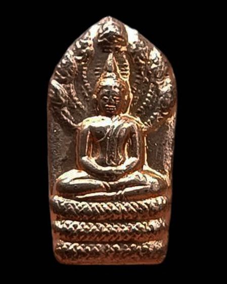 พระนาคปรกใบมะขาม หลวงพ่อแช่ม วัดนวลนรดิศ กรุงเทพฯ เนื้อทองแดง สร้างน้อย หายาก รูปที่ 3