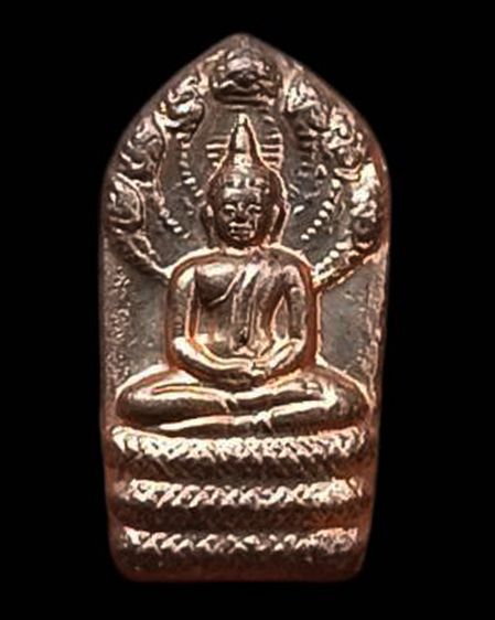 พระนาคปรกใบมะขาม หลวงพ่อแช่ม วัดนวลนรดิศ กรุงเทพฯ เนื้อทองแดง สร้างน้อย หายาก รูปที่ 9