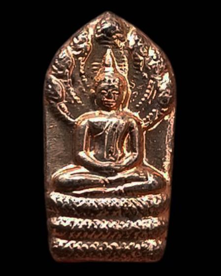 พระนาคปรกใบมะขาม หลวงพ่อแช่ม วัดนวลนรดิศ กรุงเทพฯ เนื้อทองแดง สร้างน้อย หายาก รูปที่ 7