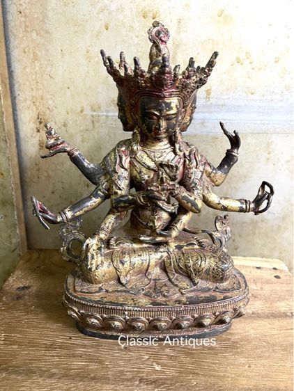 พระทิเบต ทองเหลืองสะสมB4