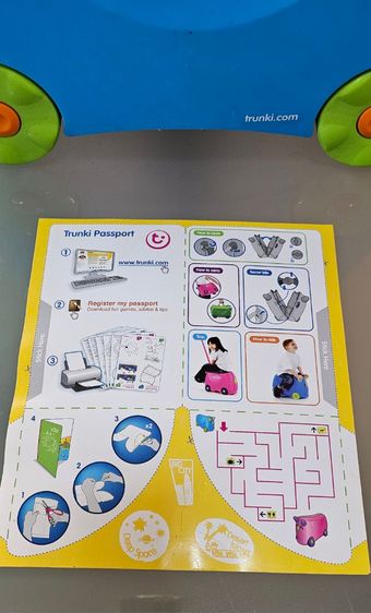 (ส่งต่อ) Trunki กระเป๋าเดินทางสำหรับเด็กของแท้นำเข้า รูปที่ 13