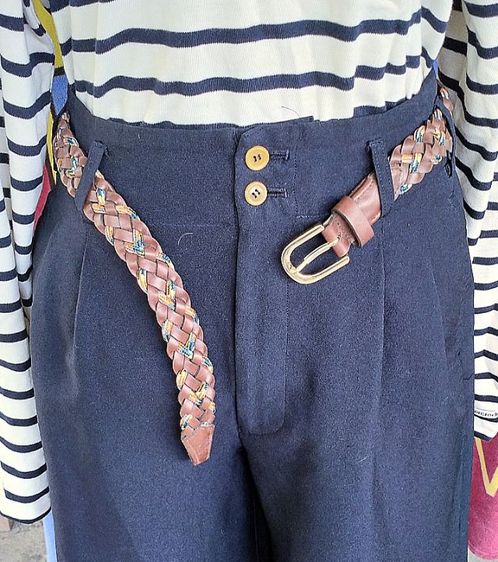 กางเกงกระโปรงสามส่วนขาบาน Comme des garçons มือสองของแท้ รูปที่ 8