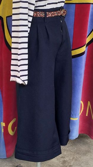 กางเกงกระโปรงสามส่วนขาบาน Comme des garçons มือสองของแท้ รูปที่ 9