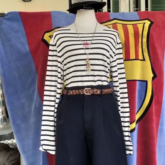 กางเกงกระโปรงสามส่วนขาบาน Comme des garçons มือสองของแท้ รูปที่ 18