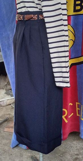 กางเกงกระโปรงสามส่วนขาบาน Comme des garçons มือสองของแท้ รูปที่ 11