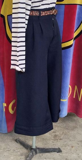 กางเกงกระโปรงสามส่วนขาบาน Comme des garçons มือสองของแท้ รูปที่ 12