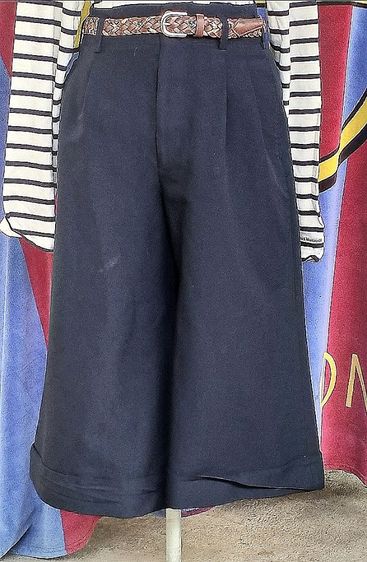 กางเกงกระโปรงสามส่วนขาบาน Comme des garçons มือสองของแท้ รูปที่ 3