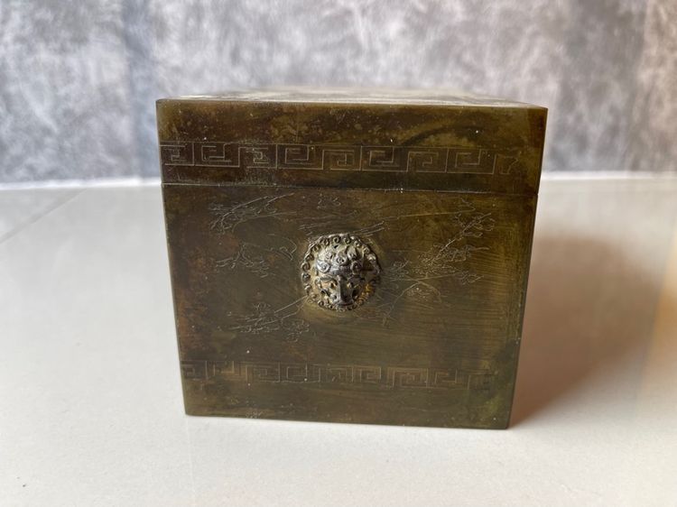 หีบ ทองเหลือง หัวสิงห์สะสม รูปที่ 7