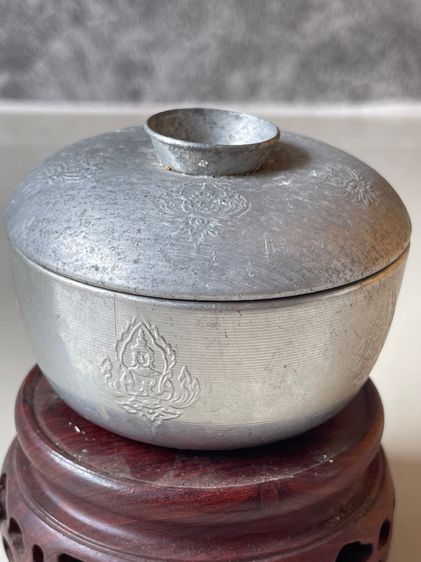 ขัน ลายเทพนมจิ๋ว เก่าโบราณสะสม รูปที่ 16