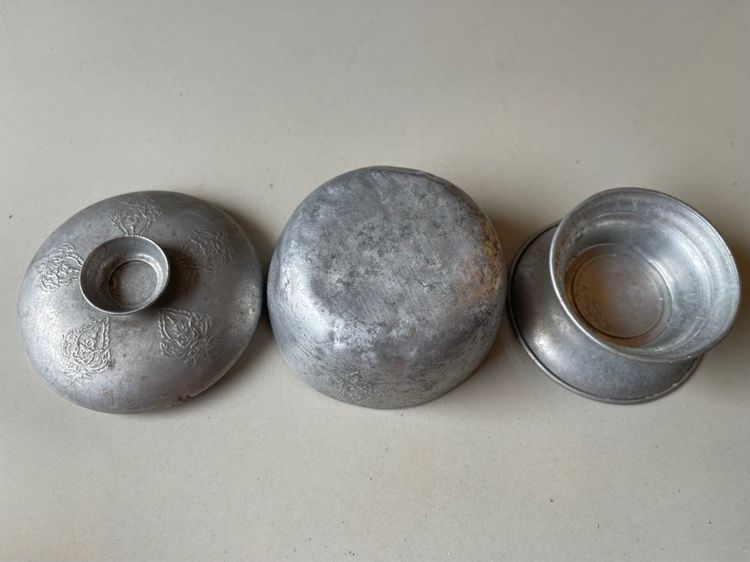 ขัน ลายเทพนมจิ๋ว เก่าโบราณสะสม รูปที่ 8