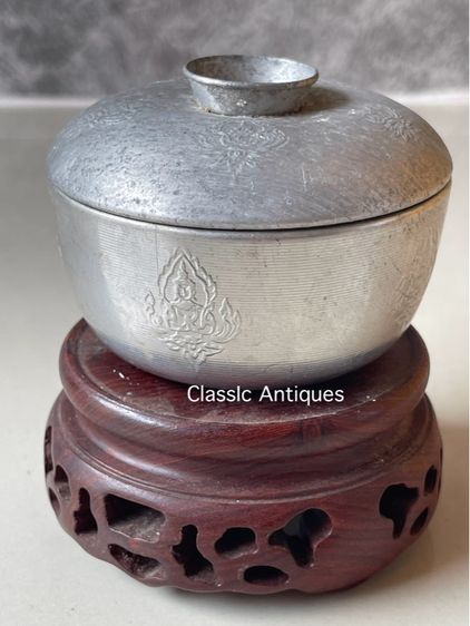 ขัน ลายเทพนมจิ๋ว เก่าโบราณสะสม รูปที่ 15