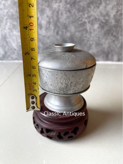 ขัน ลายเทพนมจิ๋ว เก่าโบราณสะสม รูปที่ 5