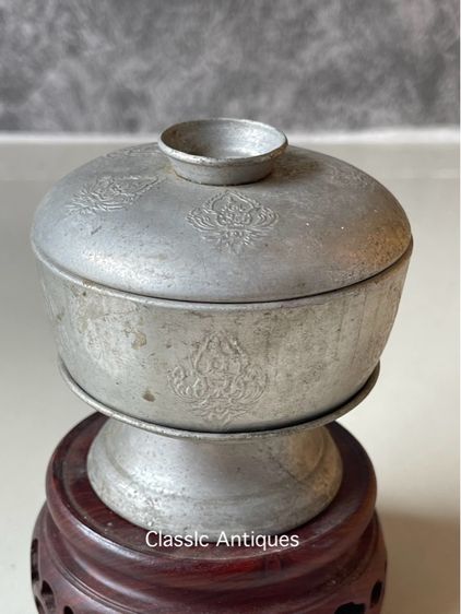 ขัน ลายเทพนมจิ๋ว เก่าโบราณสะสม รูปที่ 14