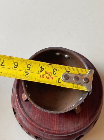 หม้อ ทองเหลืองจิ๋ว เก่าสะสม รูปที่ 7